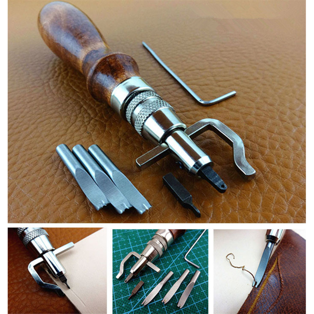 Kit d'outils d'artisanat 7 piè - Groover Stitching Tool avis et prix