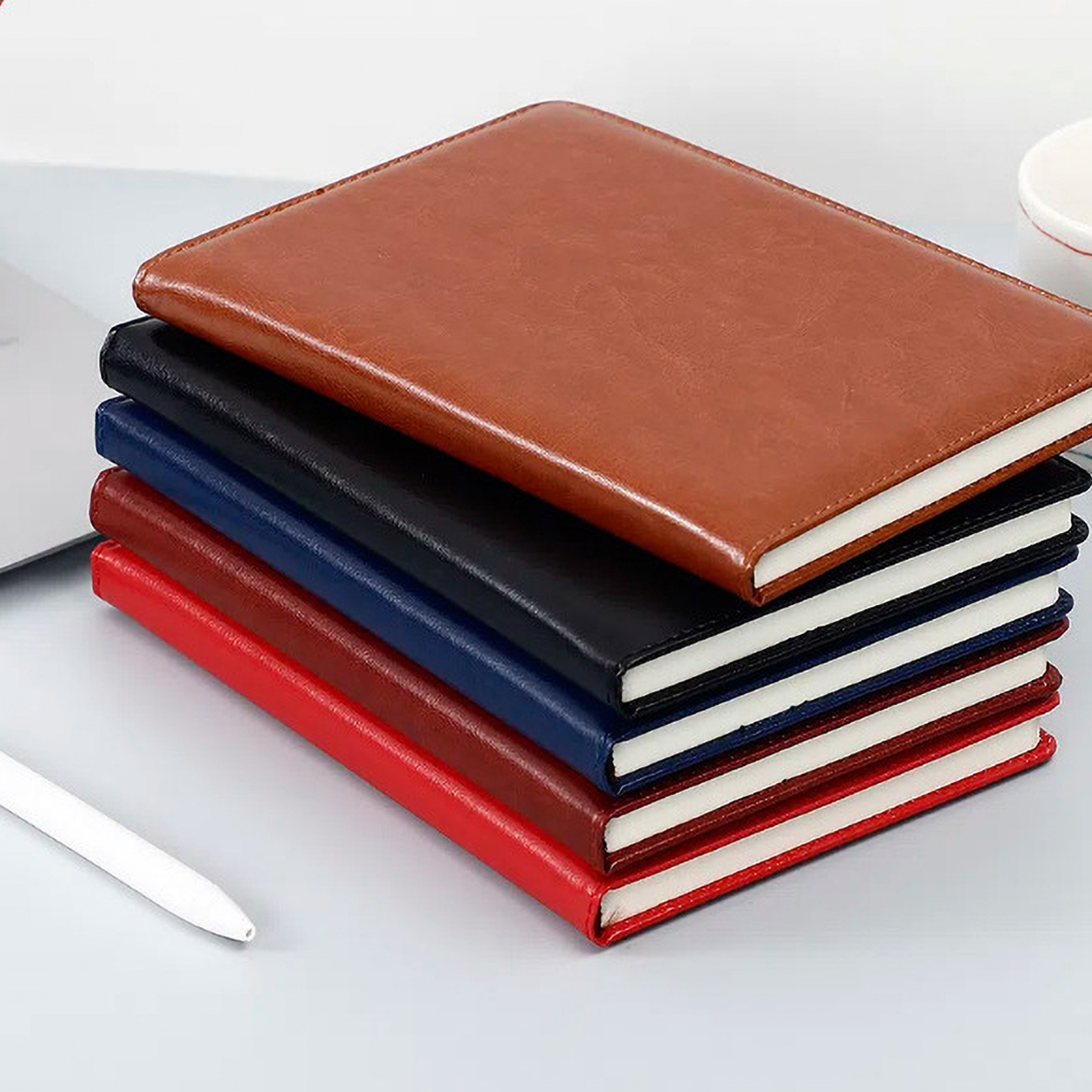 Carnet en cuir PU motif loutre - Leather Work Diary Covers avis et prix
